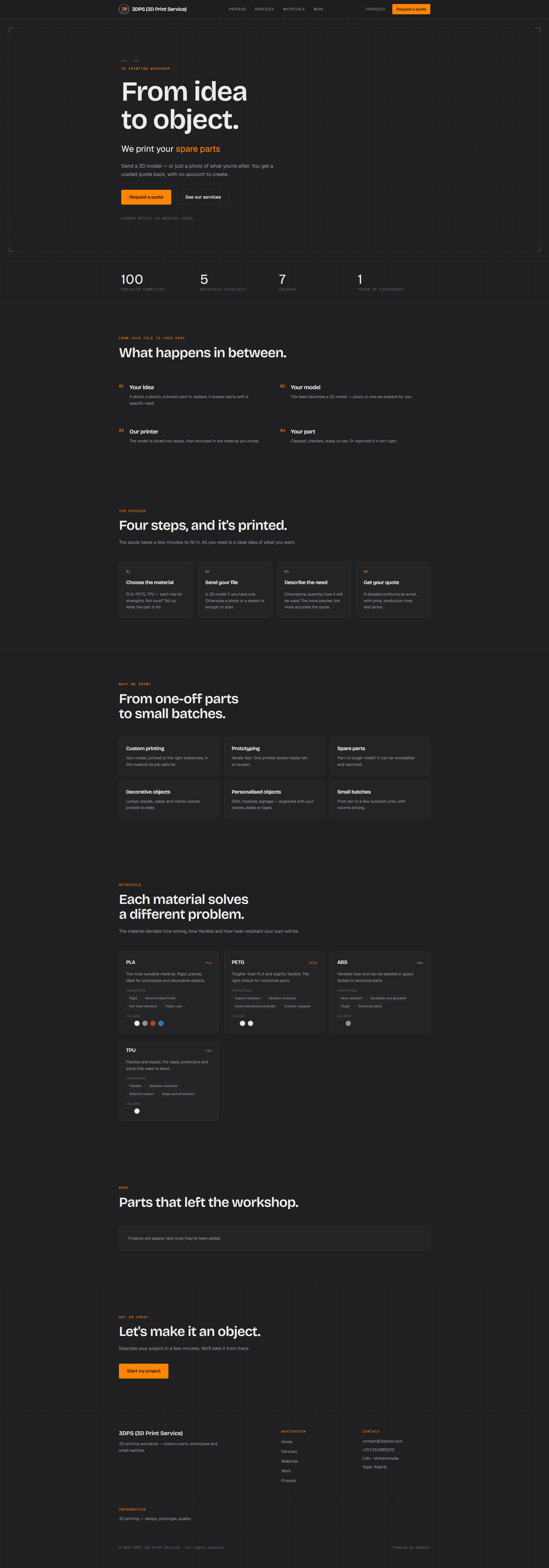 3DPS — 3D Print Service